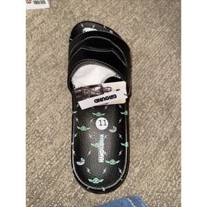 Disney Ground up Star Wars The Mandalorian Baby Yoda Adult Sandal Slides Size 11